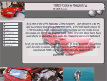 Tablet Screenshot of 1993cobra.com